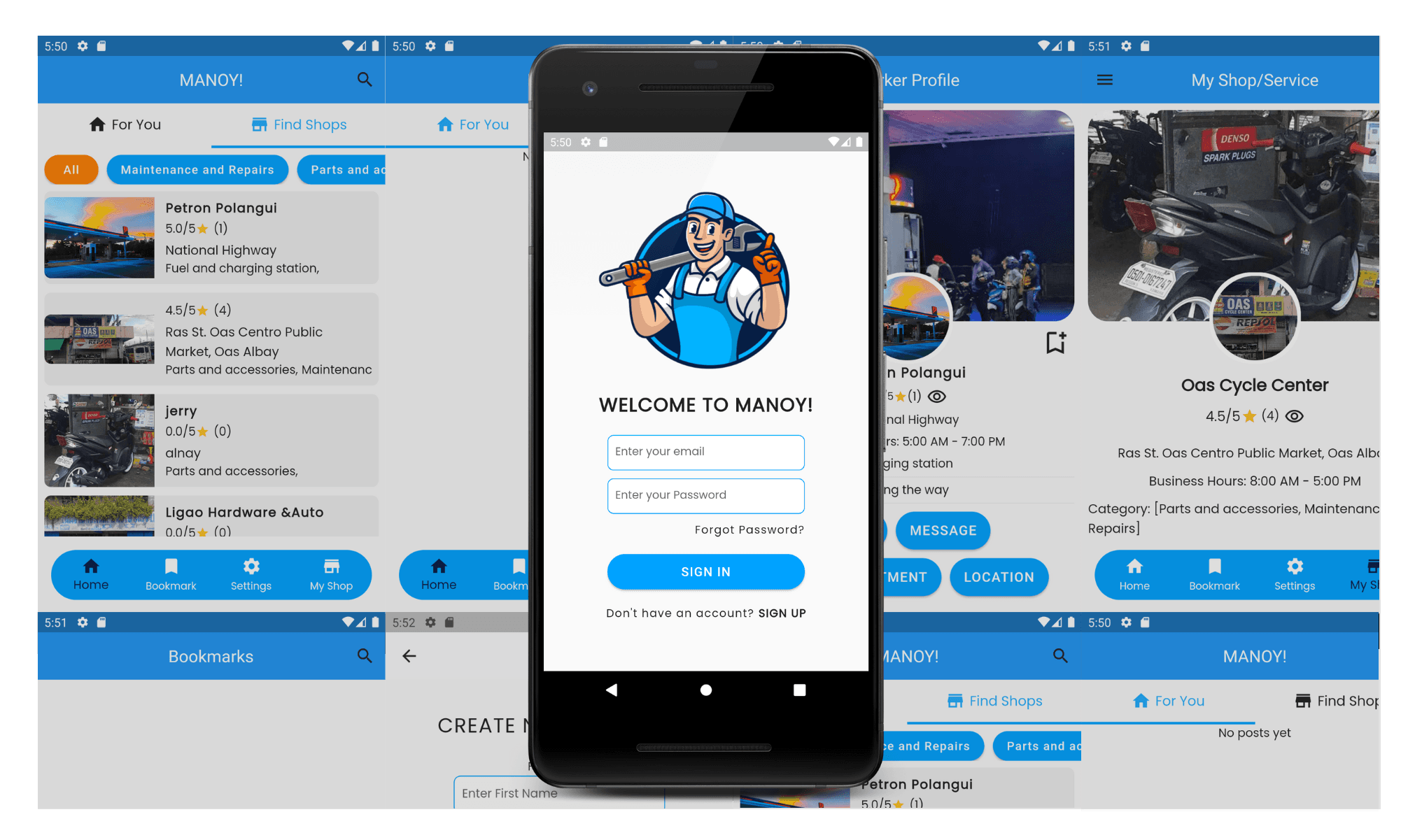 Automobile Service Platform App