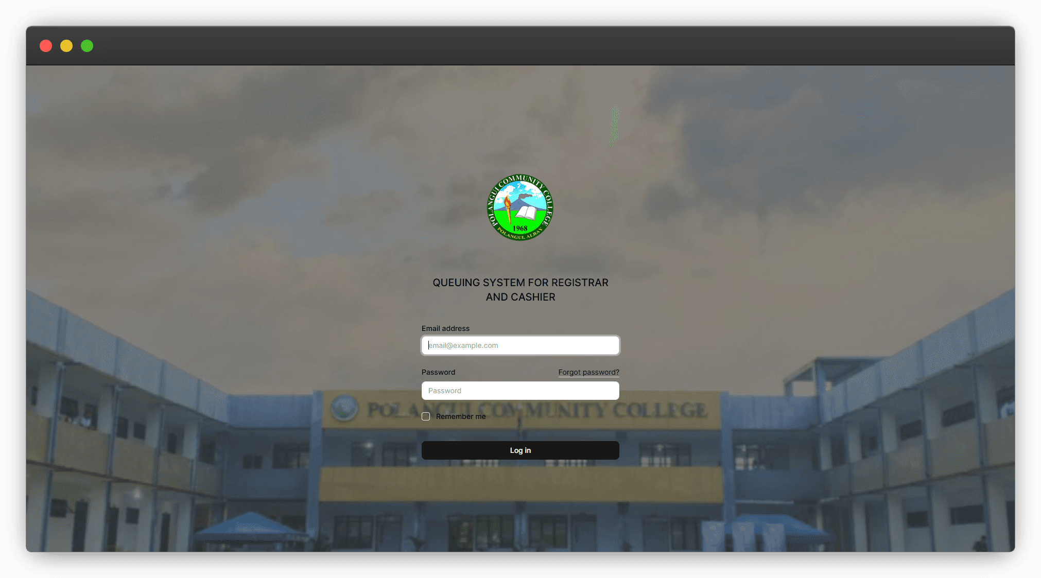 School Registrar/Cashier Queuing System